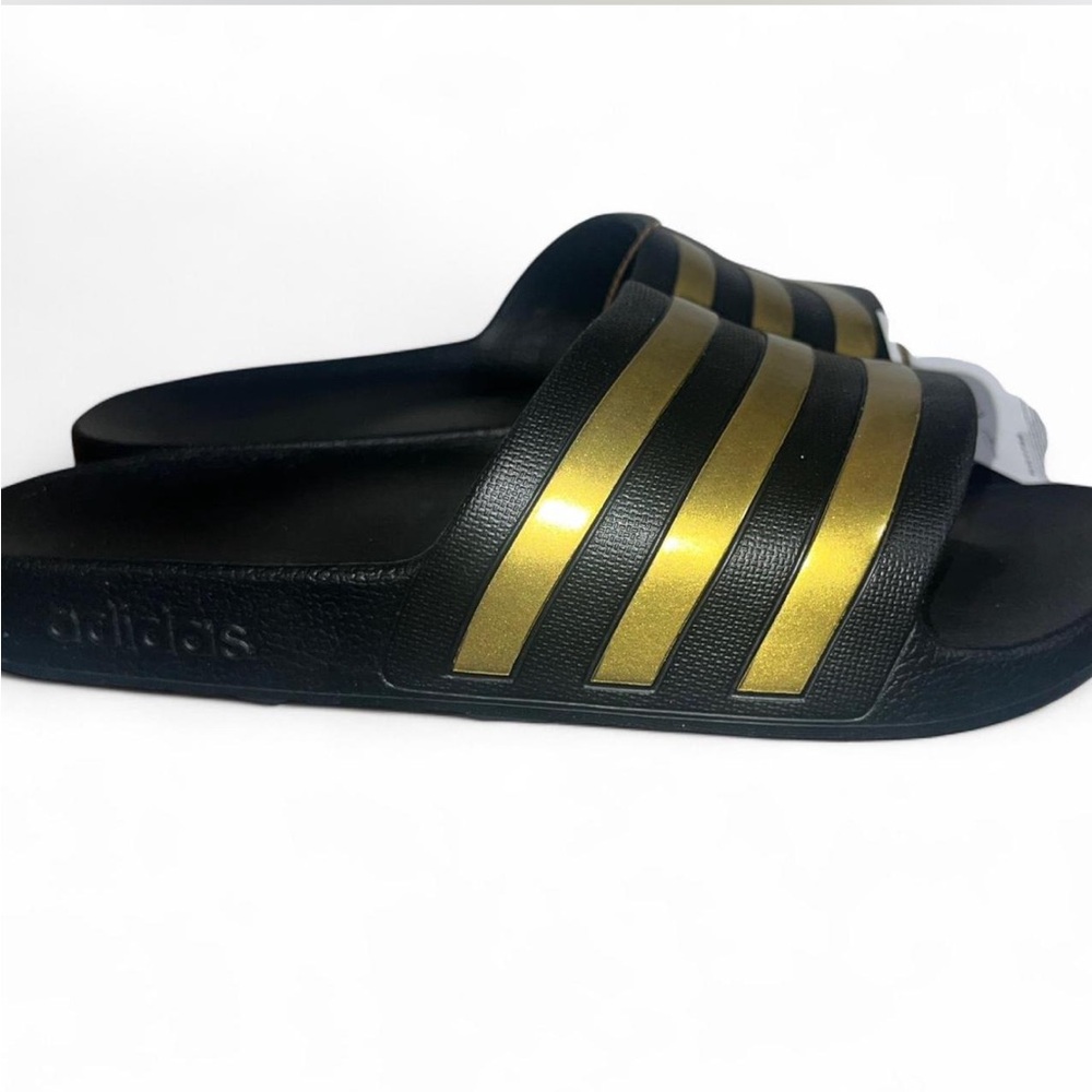 Adidas Adilette Agua Slides - Unisex - Size 8 Men/9 Women